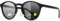 SUNGAIT Damen Retro Polarisierte Sonnenbrille Mit TR90 Rahmen Sonnenbrille Vintage Round Style für UV400 Schutz (Schwarzer Rahmen (mattes Finish)/Photochromatische Linse)