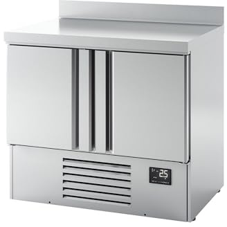GGM Gastro | KTI107M | Kühltisch Premium PLUS - 980x700mm - mit 2 Türen & mit Aufkantung