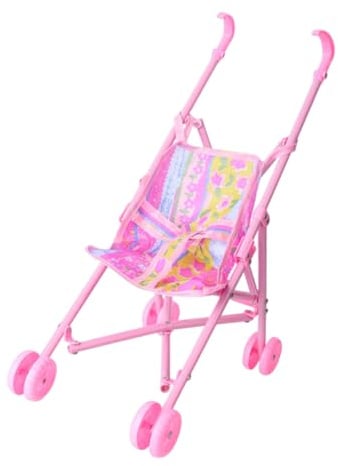 YNPQTDS Kinderwagen für Babys, Spielzeug, Mädchen, 18,5 x 30 x 42 cm, Kinderwagen für Babys mit robustem Rahmen, PP, realistisch, Rollenspiele, für Kleinkinder,