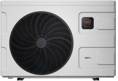 ALSAVO INVERBOOST Elite Pool Wärmepumpe Inverter 9,5 kW für Schwimmbecken bis 30 m³, COP bis 16, Leiser Betrieb, WiFi & Sprachsteuerung | Vollinverter Pool-Wärmepumpe mit COP bis 16, WiFi-Steuerung