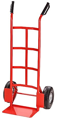 DEMA Sackkarre 250 kg mit Luftbereifung - Transportkarre, Handkarre, Kippsicher, Robust, Langlebig für Werkstatt, Lager, Umzug
