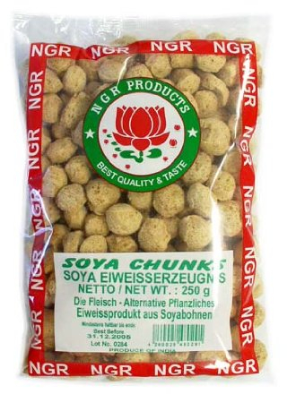 NGR Soja Kugeln 250g Fleischersatz Soya Chunks