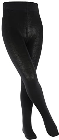 FALKE Unisex Kids Comfort Wool Tights Breathable Climate-Regulating Odour-Neutralising Thick Warm Hard-Wearing Inner Layer Soft On Skin For Everyday Life And School 1 Pair