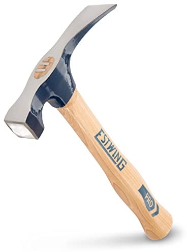 Estwing EW6-21BLC 21 ml, Glatte Oberfläche, Aus Massivem Stahl, Kopf Bricklayer Hammer Holz Stiel
