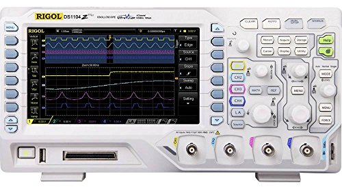 Rigol DS1104Z Plus, Digital-Oszilloskop, 100 MHz, 4 Kanäle, 1 Gbit/s, 24 MP, 8 Bit Digitalspeicher (DSO)
