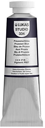 LUKAS STUDIO OIL 37 ml, Ölfarbe in Premium-Qualität, Farbton Preussischblau
