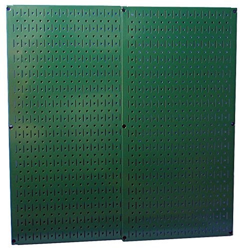 Wall Control - Lot de 2 panneaux perforés en métal, vert