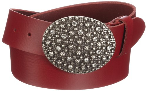 MGM Damen Gürtel 950-7512, Gr. 95, Rot (Rot)