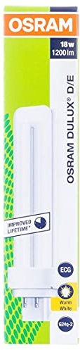 Osram 10x DULUX D/E 18W/830 G24Q-2 4PIN Kompaktleuchtstofflampe Warmweiß