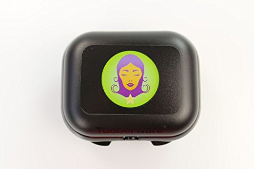 TUPPERWARE To Go Mini-Twin Schwarz Sternzeichen Jungfrau Brotdose