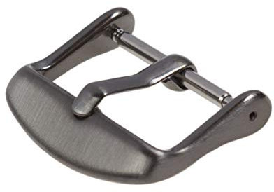 Archer Watch Straps - Uhrenarmband-Schnallen aus Edelstahl (Dunkelgrau Gebürstet, 16mm)