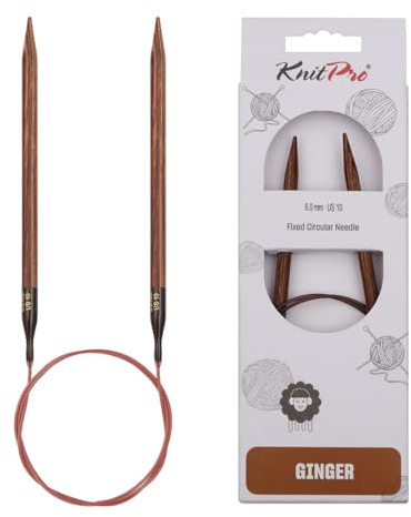 KnitPro Ginger Fixed Circular Needles 32 (80cm) | 6.00mm