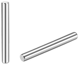 sourcing map Pasador 1,5 mm x 16 mm, Clavijas de Acero Inoxidable 304, Estantes de Apoyo, Pasadores de Madera para Literas, Tono Plateado 15 Piezas