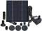 Solar Fountain Pump 7V 1.4W 180L/H Solar Water Pump Garden Pool Pond Aquarium Fountain Decoration Birdbath