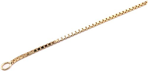 Binder Veneziakette Venezianer Kette Gold 585 1,3 mm 38 cm Gelbgold massiv 14 Karat Unisex