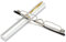 KoKoBin Mini Schmal Lesebrille Federscharnier Metall Lesehilfe Unisex-Sehhilfe mit Etui (Silber, +2.0)