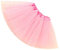 Ugitopi Damen Erwachsene Glitzernder Elastischer 4-lagiger Tüll Tutu Rock (Light Pink)