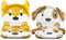 Assiettes à dîner en forme de chien, assiettes en papier pour anniversaire de chien, fête, baby shower, accessoires de fête sur le thème du chiot (40 pièces, Assiettes en Forme de Chien)
