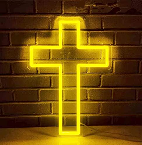 Jinson well Kreuz lampe neon zeichen wand, führte dekor nachttischlampen, neon zeichen hochzeit schlafzimmer tabelle geschenk kinder spielzeug dekor dekorationen zum geschenk