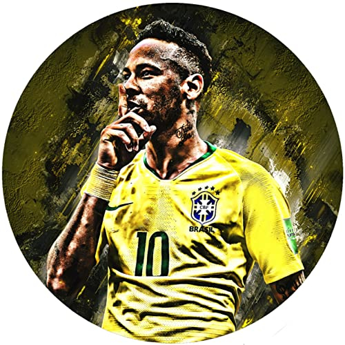 Premium Esspapier Oblate Tortenbild, Essbares Foto für Torten, Tortenaufleger Ø 20cm Fußball Fussball Nr.62