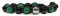 clorophilla. Armband Fußball Teams Serie A Fan verstellbar aus Steinen und Stahl – Herren Damen und Kinder – robust und hochwertig – Geschenk für Fußballfans, Baumwolle