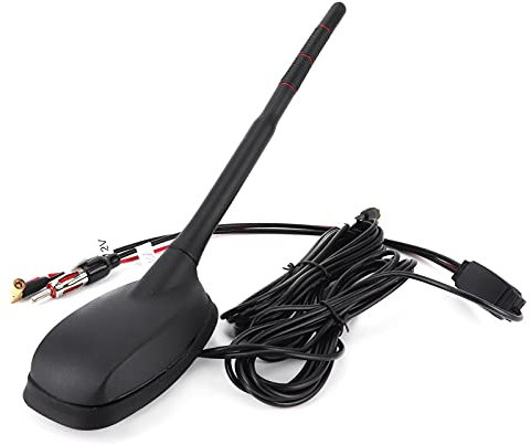Antenne de Voiture, Antenne Radio Numérique DAB/GPS/FM de Voiture, Avec Fonction de Détection Automatique Des Défauts, Étanche, Anti Poussière, Antenne Amplifiée Active, Support de Toit pour Voiture