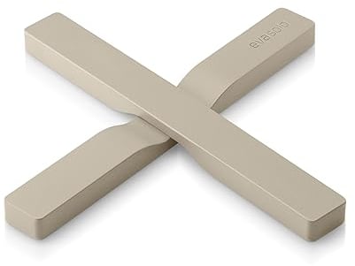 EVA SOLO | Magnetischer Untersetzer Emerald Green | Kann über Kreuz gelegt und zweigeteilt Werden | Pearl beige