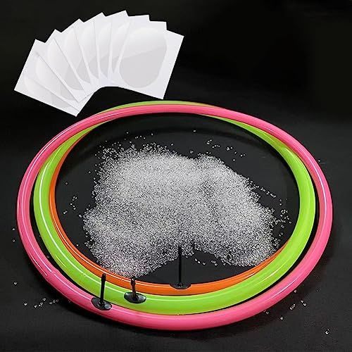 SPORTARC Bike Repair Patches, Bicycle Inner Tube Puncture Repair Kit, Universal Bicycle TPU Inner Tire Patch Glue Tyres Tires Inner Tube Tool(8PCS), (1401360272)