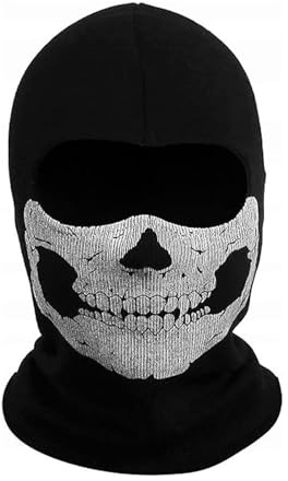 Sturmhaube,Ghost Maske,Ghost Maske Call of Duty,Skull Mask Kann für Reiten, Sport, Partys verwendet Werden
