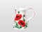 heritage Large 18cm jug Poppy Design
