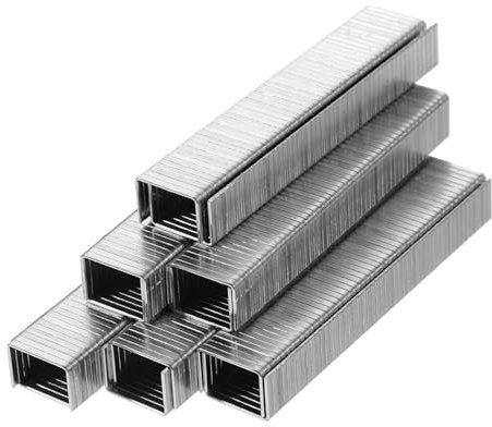 KITANDOVE 1000pièces Agrafes Pneumatiques Métal Agrafes Pour Compatibles Avec Agrafeuses Manuelles Et Électriques Flexibilité Et Durabilité Exceptionnelles