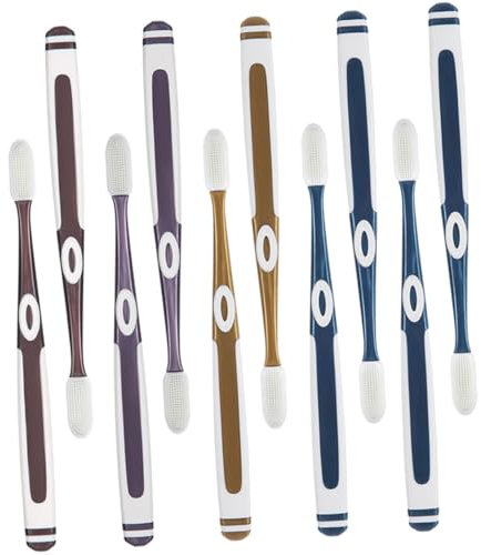 FRCOLOR Praktischer Zahnbürstenersatz 10er-pack Sanft Zum Zahnfleisch Für Frauen Zufällige Farbe