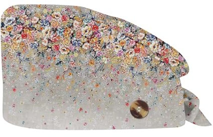 XYYYHTL Cuffia Chirurgica per Donna e Uomo Cuffie Sala Operatoria Cuffiette Chirurgiche Cotone Cappello Sanitario Cuffietta Chirurgica per Infermieri Dentista Mediche Berretto Chirurgico Regolabile