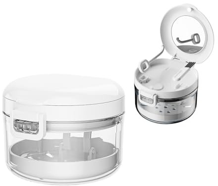 SXIUU KFO Box Boîte de rangement pour appareils dentaires avec tamis, boîte de rangement avec suspension pour fausses dents, gouttière de morsure, gouttière de craquement (blanc)