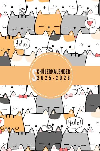 Schülerkalender 2025/2026: Kawaii - Schulplaner Für Grundschule, Gymnasium, Mädchen, Teenager Mit Wochenplaner, Stundenplan, Schulferien Und Mehr