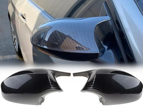 1 Paar Carbon Pattern Spiegelkappen Auto Rückspiegel Kappe Rückspiegelgehäuse für BMW 1 3 series E87 E81 E82 E90 E91 E92 E93 (Pre-Lci) 2004-2009