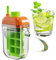 Botella De Agua Con Molde Para Hielo - Bandeja Para Hacer Hielo Con Tapa Y Recipiente Incluidos,Vaso 2 En 1 Con Pajita, Diseño Antiderrames Para Bebidas En Exteriores, Gimnasio, Hogar Y Viaje