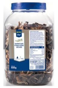 METRO Chef Garniture Forestière Séchée Tubo 500 g – Mélange de Champignons Sauvages Déshydratés
