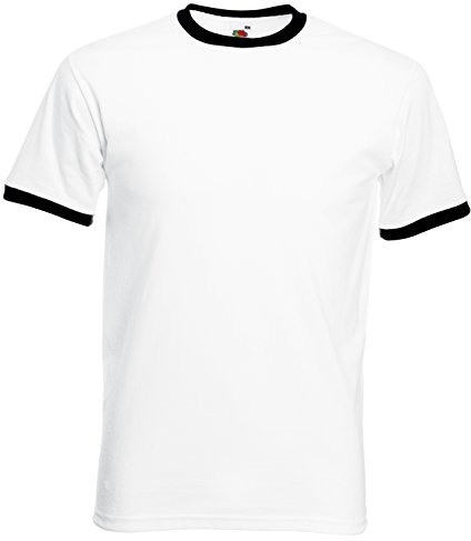 Fruit of the Loom Contrast Neckline T-Shirt