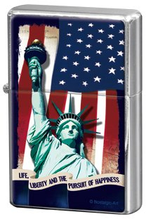 Nostalgic-Art Feuerzeug - State of Liberty (Benzinfeuerzeug)