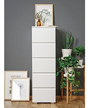 möbelando Kommode Highboard Flurmöbel Dielenschrank Schrank Sideboard Anrichte Ravenna V
