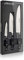 Arcos Couteaux de Cuisine Professionnels - Mondador 100 mm, Santoku 140 mm, Chef 200 mm - Acier Inoxydable NITRUM, Manche Ergonomique Noir - Set de 3 Pcs en Coffret