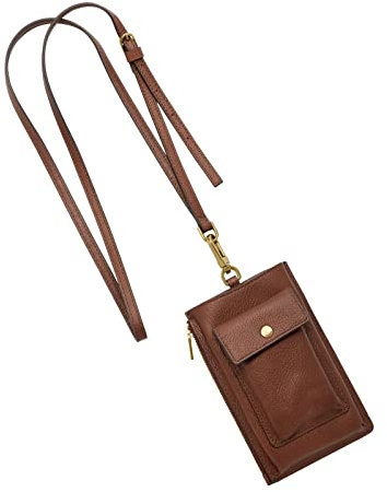 Fossil Geschenk für Frauen Rio, Eco Leder/Polyurethan Trim Pouch braun 10,2 cm L x 2,6 cm B x 16,2 cm H SLG1483200