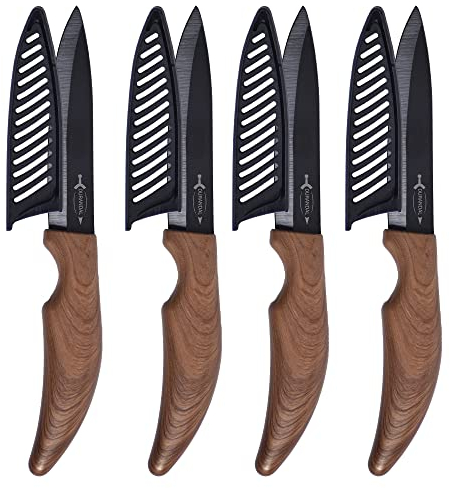 Durandal Couteau ceramique LEGEND | Couteau cuisine ceramique universel avec housse de protection | Couteaux de cuisine
