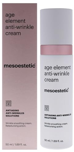 Age Element Anti Wrinkle Cream by Mesoestetic for Unisex - 1.69 oz Cream | 50 ml face cream with acetylhexapeptide-1, vegetable retinol and biopeptides for daily skin care.