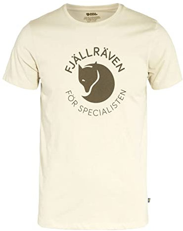 Fjällräven Herren Fox M/T-Shirt, Kreideweiß, L EU