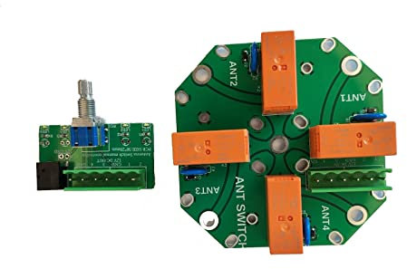 4-Way 4:1 Coax Remote Antenna Switch KIT SO-239 1.8MHz-60MHz 500W PEP