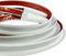 Ssamall Grondaia a forma di J per camper, retro adesivo da 2,5 cm, striscia deviatore per tetto pioggia, modanatura per veicoli, camion, camper, barche, auto, furgoni, porte, case (bianco, 2,5 metri)