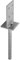 Galvanised Heavy Duty Concealed Bracket Support for Fence & Pergola Posts - Metal Base Brackets for Concrete Installation Pack of: 6 70mm (2.75)