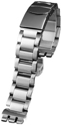 HASGTFM Metall Edelstahl Armband Armband Fit for Swatch YGS749G YCS Yas YGS IRONY Keramik Männer Frauen Uhr Kette Riemen 17mm 19mm 21mm